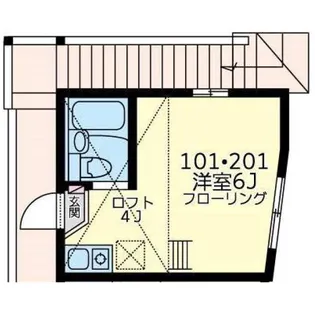神奈川県横浜市磯子区上中里町【アパート】の間取り