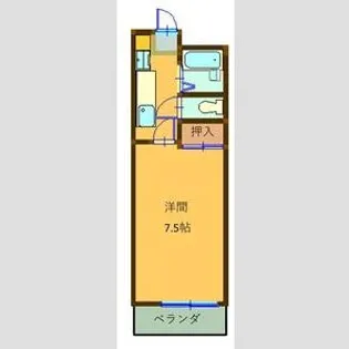 ラセール・ミスII【2階】の間取り