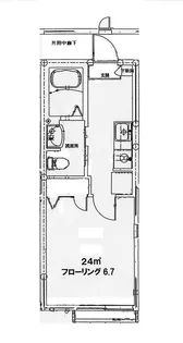 オリーブI【1階】の間取り