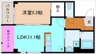 クルエボヌール金沢【2階】の間取り