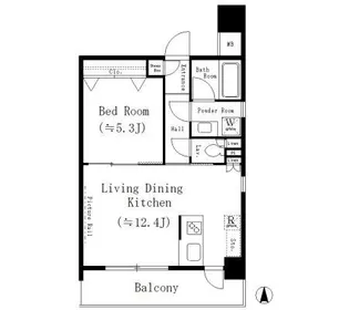 コージーコート御殿山【9階】の間取り