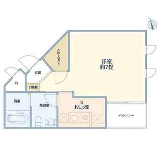 エス・モダン【3階】の間取り