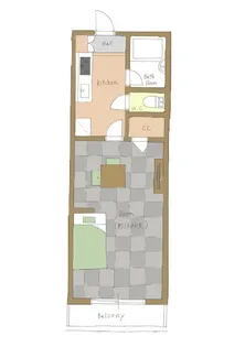 エクセレントハイツ【3階】の間取り