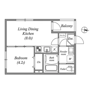 ロイヤルレジデンス鶴橋【2階】の間取り