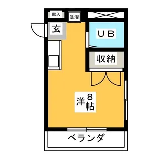 ラセール所沢【1階】の間取り