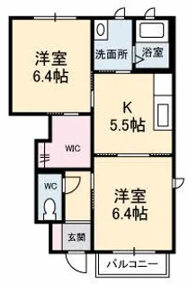 ジェネレーション21 A棟?【1階】の間取り