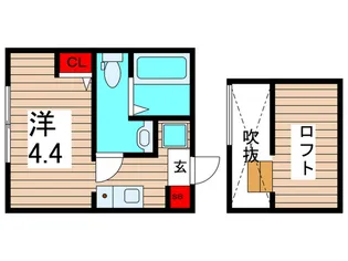 MID梅島【2階】の間取り
