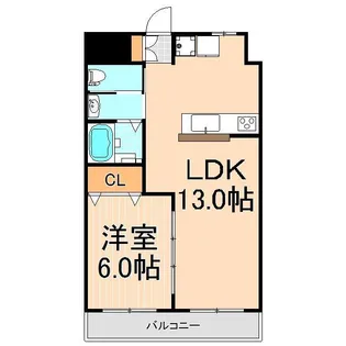 メゾン白和【7階】の間取り