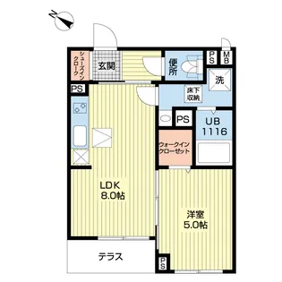 Bay Laurel【1階】の間取り