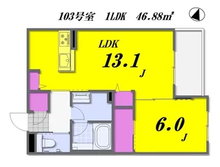 ラ・ルーチェ【1階】の間取り