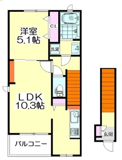ハッピーノ Iの間取り