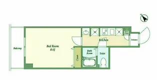 アルファコート東六郷【4階】の間取り