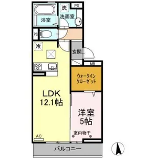 アルテ【1階】の間取り