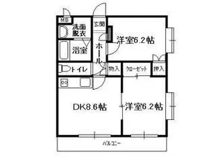 グランドールT【2階】の間取り