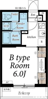 リブリ・パープルヒルII【2階】の間取り