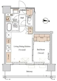 ブランシエスタ木場【7階】の間取り