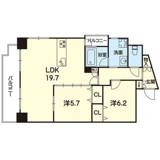 レジダンス・プルミエ【1階】の間取り