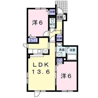 イマン【1階】の間取り