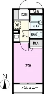 メゾン・ド・プレジダン【5階】の間取り