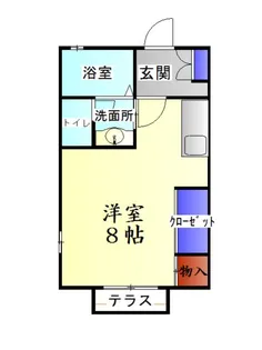 アルファクレス【1階】の間取り