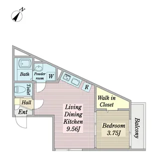 AJ馬橋II【1階】の間取り