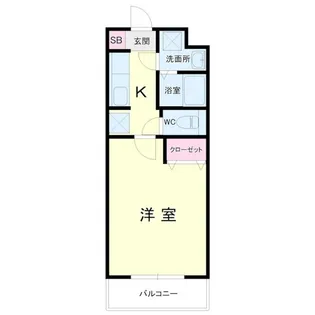 アネックス高丘V【1階】の間取り