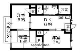 エクセル大久手【2階】の間取り