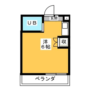 ハートイン洲山【3階】の間取り