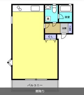 スミトリーハイツ【2階】の間取り