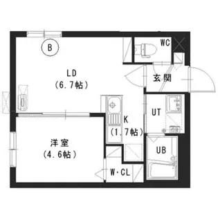 Graffty(グラフティ)【1階】の間取り