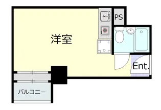 大橋スカイハイツ【7階】の間取り