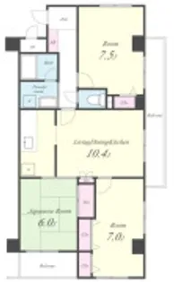 ライツ妙典【4階】の間取り