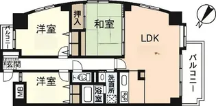 シーブリーズ東原弐番館【2階】の間取り