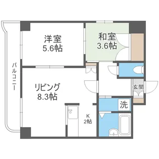 エンドレス三井平和通I【2階】の間取り