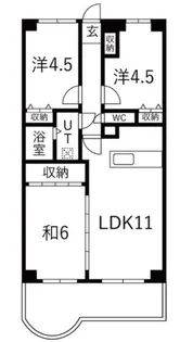エクセランス大久保I【7階】の間取り