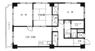 末吉ハイツ【5階】の間取り