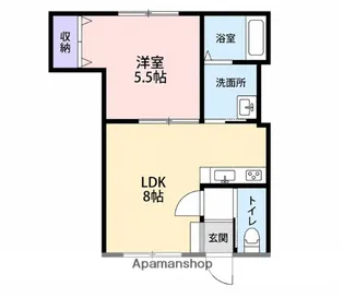ハイツ美昇2【2階】の間取り