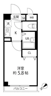 T’s garden中野【2階】の間取り