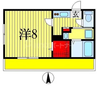 ドゥミエールソフィア【1階】の間取り