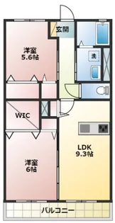 サニードーム【2階】の間取り