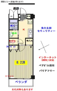 ビューオーク【2階】の間取り