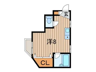 KKハイツ【3階】の間取り