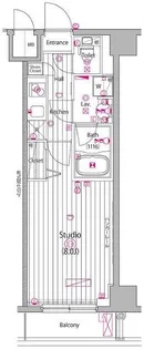 ガーラ グランディ東大島【2階】の間取り