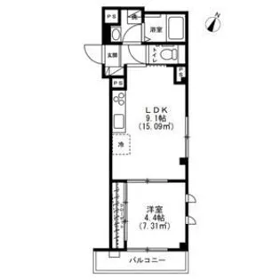 メゾンフォーシーズンズ【2階】の間取り