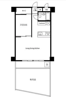 MKマンション【1階】の間取り