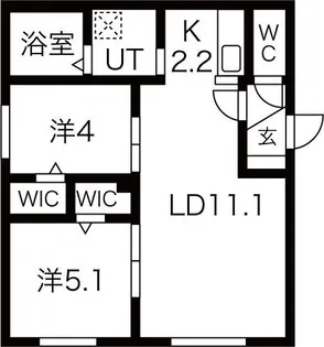 NEXT KIKUSUI【3階】の間取り