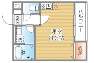 ラ・トゥールFK【2階】の間取り