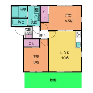 プロヴァンス3【1階】の間取り