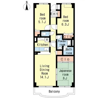 セレッソ1960(優良民間賃貸)【2階】の間取り