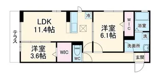 グリーンパーク【1階】の間取り